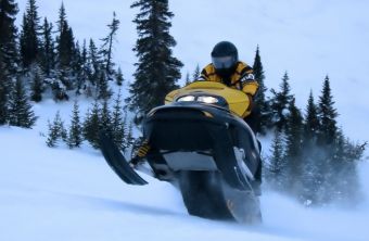 Snowmobiling